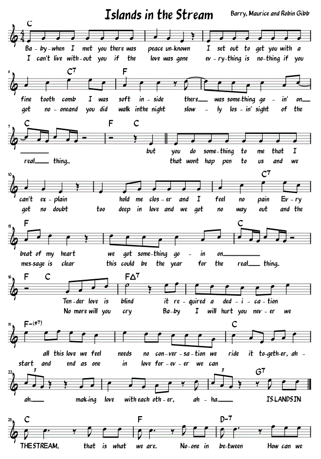 Sheet Music
